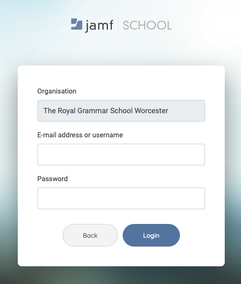Jamf School - Introduction - RGS Worcester